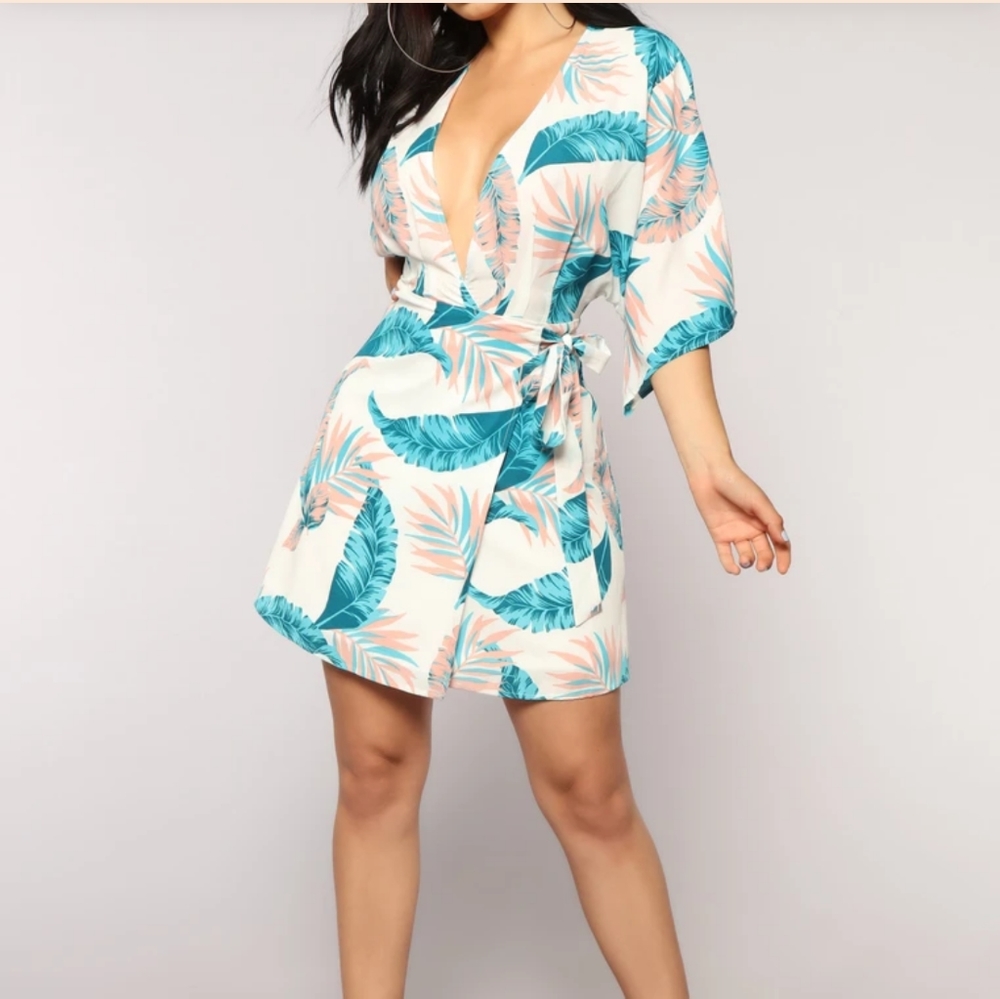 Fashion Nova Tropical Dress